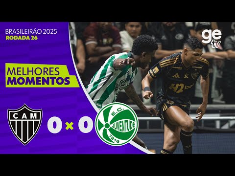 Gols e lances de Atlético Mineiro x Juventude-RS