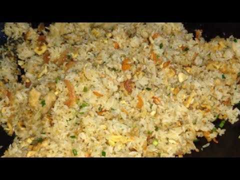 របៀបធ្វើបាយឆា | How to Make Fried Rice With Pork (Khmer Food)
