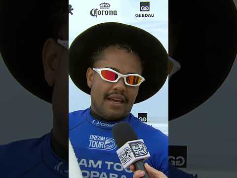 Palavras do terceiro colocado Weslley Dantas no Dream Tour em Garopaba!