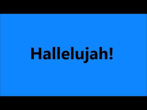 Hallelujah mem Аллилуя возглас мем