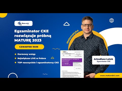 PRÓBNA MATURA 2023 - omówienie arkusza z Egzaminatorem CKE!