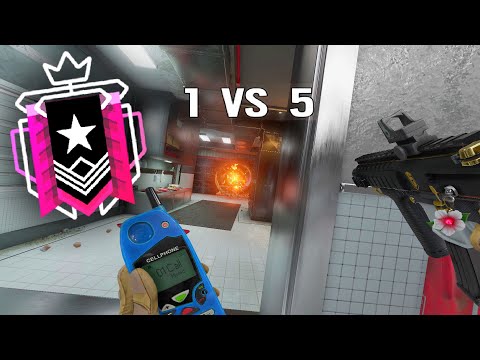 INSANE 1v5 Ace Clutch - Rainbow Six Siege
