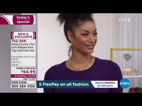 HSN | IMAN Global Chic Fashions 13th Anniversary - Fall Fashion Event 09.19.2021 - 05 PM