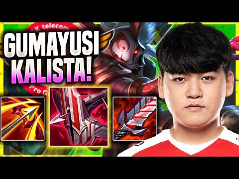 GUMAYUSI DESTROYING WITH KALISTA! - T1 Gumayusi Plays Kalista ADC vs Senna! | Season 11