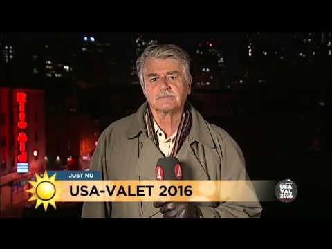 Rolf Porseryd: "Därför vinner Hillary Clinton" - Nyhetsmorgon (TV4)