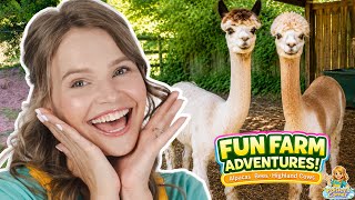 Silly Miss Lily Visits Fun Farms! 🦙🐝🐮 | Alpacas, Bees, Cows & Nature | Educational Videos for Kids
