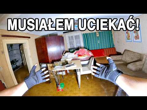 UCIECZKA PRZED OCHRONĄ(?) Z OPUSZCZONEGO DOMU! - Rusty URBEX