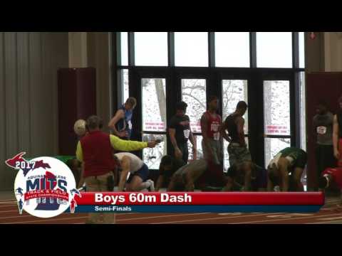 MITS 2017 Boys 60m Dash Semi-Finals Heat 2