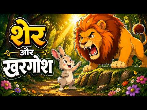 Sher aur Khargosh | Hindi Moral Story for Kids