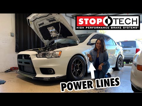 Evo X SS Brake Line Install / Upgrade!!
