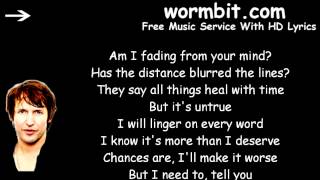 James Blunt - The Only One [LYRICS]