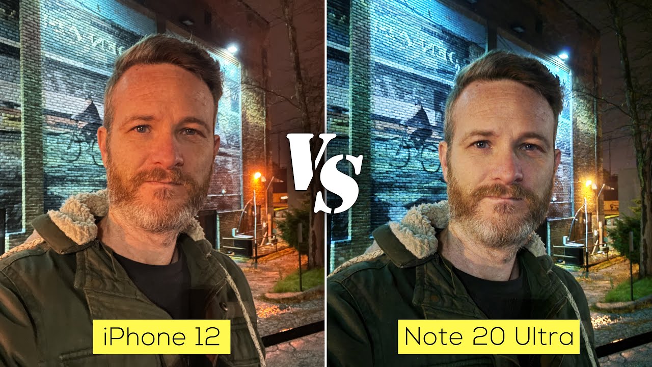 iPhone 12 versus Galaxy Note 20 Ultra camera camera comparison