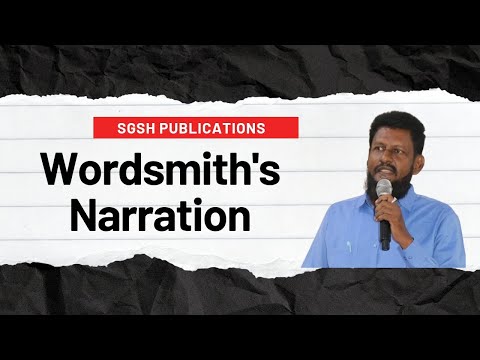 Unleashing the Power of Words: 'Wordsmith's Narration' by Jahangeer A | SGSH Publications