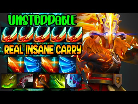 UNSTOPPABLE OMNISLASH - REAL INSANE CARRY JUGGERNAUT - FULL TEAM FIGHT - DOTA 2 GAMEPLAY