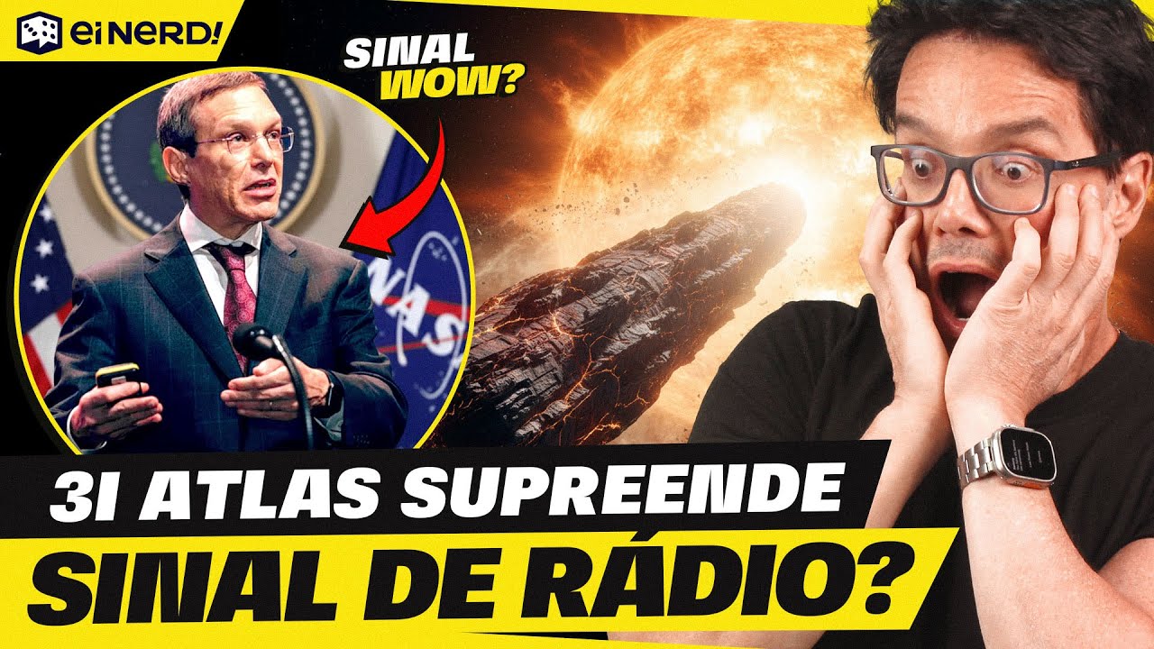 ESTOU COM MEDO! 3I/ATLAS DISPARA CONTRA O SOL E ENVIA SINAIS DE RÁDIO