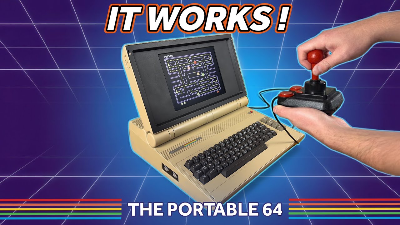 I Built a Commodore 64 Laptop That Never Existed - The Portable 64 (Concept Design) - YouTube