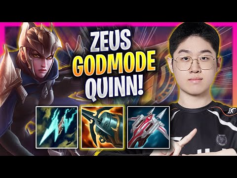 ZEUS LITERALLY GOD MODE WITH QUINN! - HLE Zeus Plays Quinn TOP vs Renekton! | Season 2025