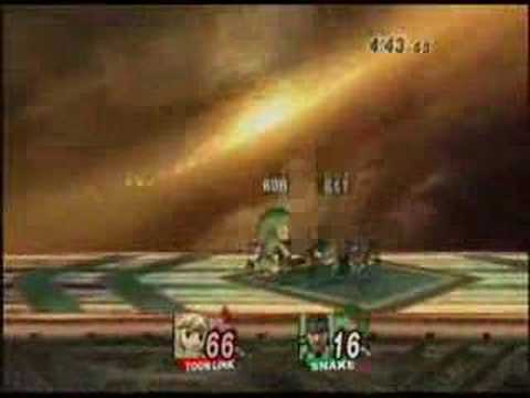PK Brawl II R2L: Rob (Toon Link) vs s&y(Snake) 1/3