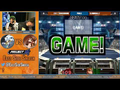 ESS Monthly #16: ESS | Shockbound (Sonic) vs Clownballs (DK) - Pools - Project M
