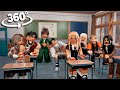 360 I Got Stuck With The Bad Boy At My New School But Who Will Save Me Roblox Story In VR