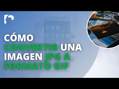 ▶Cómo CONVERTIR una imagen o foto de JPG a formato GIF | Gratis
