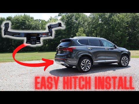 How to Install a Tow Hitch & Wiring Harness on a 2022 Hyundai Santa Fe
