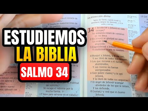 Cómo ESTUDIAR la BIBLIA correctamente Salmo 34