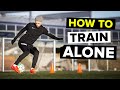 How to practice football ALONE