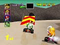 Mario Kart 64 Mushroom Cup 150cc