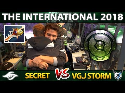 SECRET vs VGJ.STORM What A Crazy Match! Insane 20k Comeback vs Divine Rapier Dusa - Dota 2 #TI8
