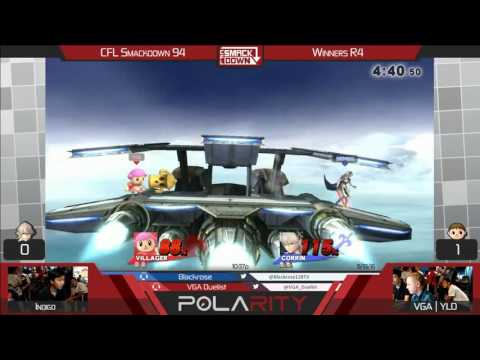 CFL Smackdown 94 WiiU Arcadian - Indigo (Corrin) vs VGA YLD (Villager) - Winners R4