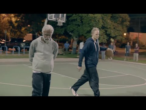 Uncle Drew and Jerry West take on youngsters part 2 . Basketball short clip