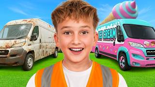 I Built a SECRET Ice Cream Truck!