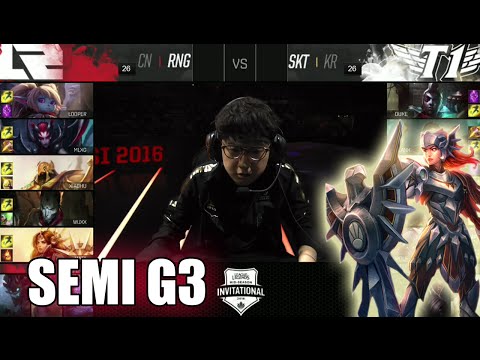 RNG vs SKT T1 | Game 3 Semi Finals LoL MSI 2016 | Royal Never Give Up vs SK Telecom T1 G3 MSI