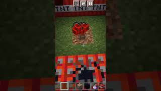 Minecraft||TNT experiment redstone||Minecraftshorts...