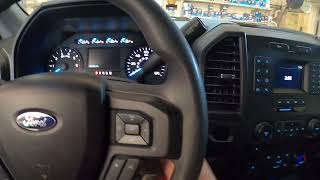 2018 Ford F150 Deactivating And Reactivating The Rear Electronic Parking Brake