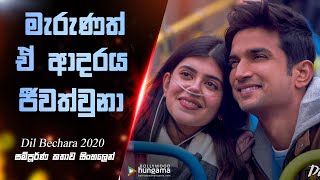 මැරුණත් ඒ ආදරය ජීවත් වුනා | Dil bechara Love story Movie Sinhala Explained | @Nishkella