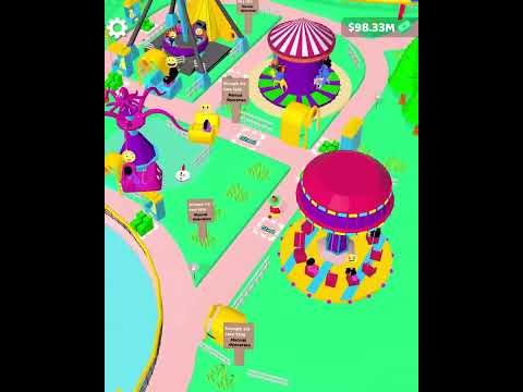 Sim Sim:Arcade idle Theme Park