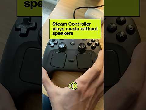 Steam Controller plays music without speakers