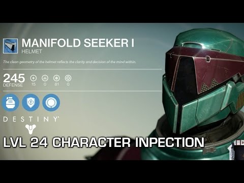 Destiny - Level 24 Character Inspection