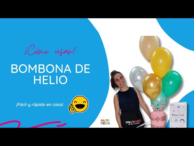 Vídeo relacionado con Bombona de Helio Super Pequeña para 20 Globos - We Are Party