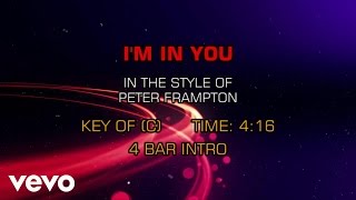 Peter Frampton - I&#39;m In You (Karaoke)