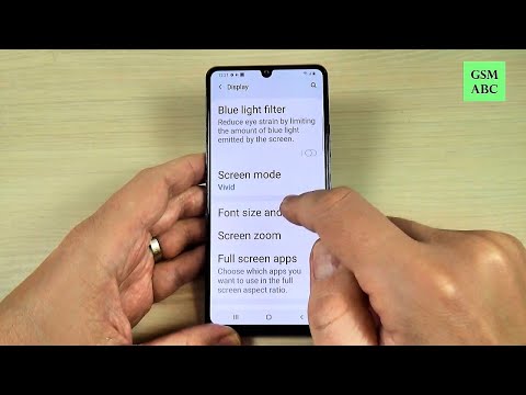How to Increase Text Size on Samsung Galaxy A42 5G