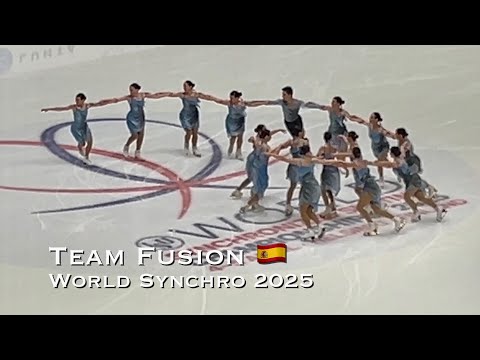 Team Fusion 🇪🇸 FS - World Synchro 2025 - Synchronized skating