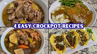 4 Easy Crockpot Recipes | Comfort Food Made Simple
