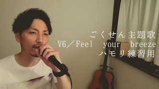 V6 - Feel your breeze【ハモリ練習用】ごくせん第1シリーズ 主題歌