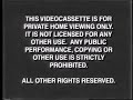 Black FBI Warnings 1997 2001