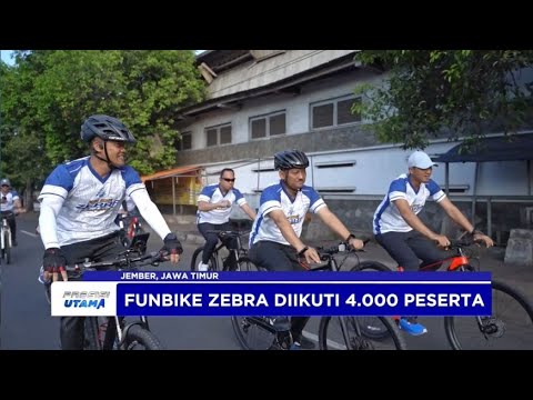 POLRES JEMBER GELAR FUNBIKE ZEBRA PANDALUNGAN MERIAHKAN HUT LNTAS BHAYANGKARA KE-69