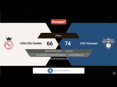 LNBM 2021-2022: CSM CSU Oradea - CSO Voluntari (PLAY-OFF 2, GAME 1)