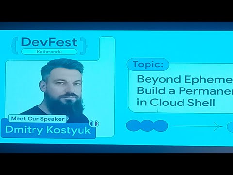 Cloud Shell | Dmitry Kostyuk| GDG kathmandu